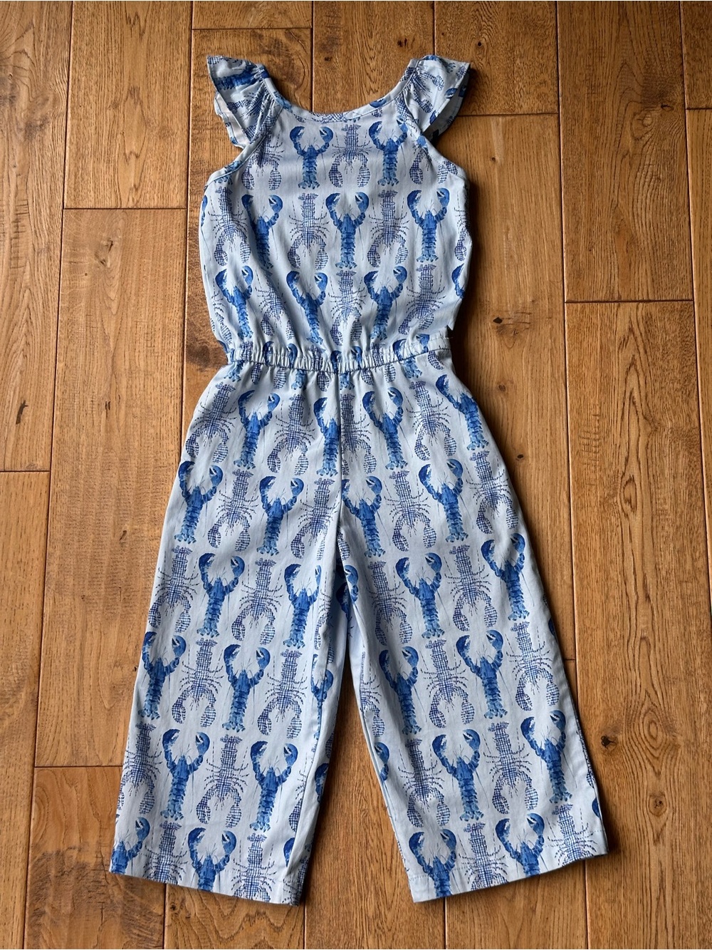 Classic Prep Taylor Jumpsuit Gingham Lobsters Print size 4T